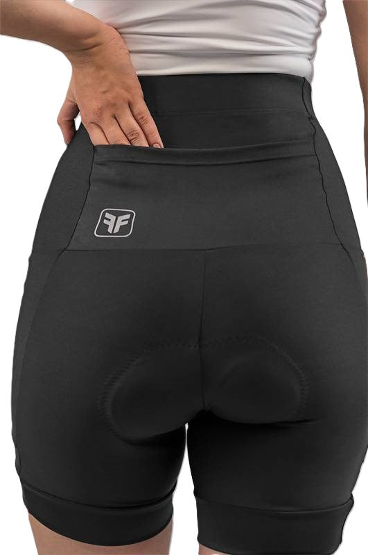 Bermuda de Ciclismo Feminina Free Force Basic 2024 Preta