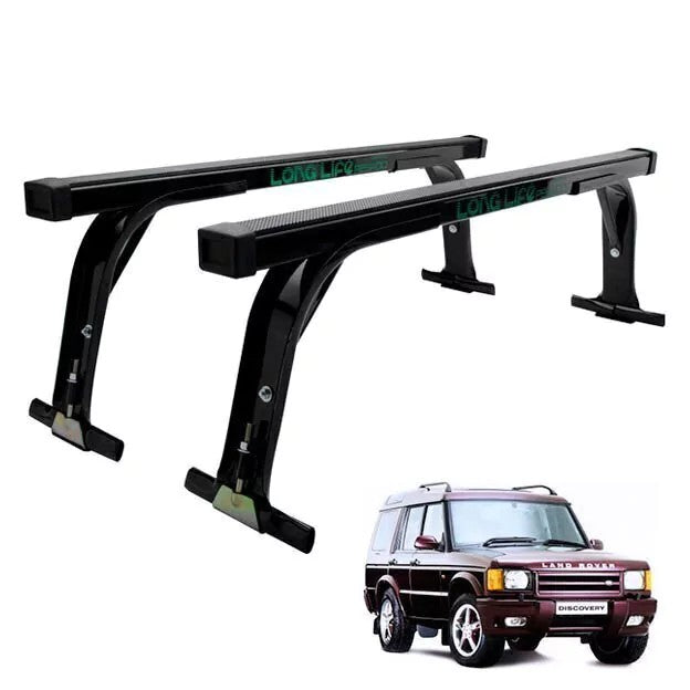 RACK DE TETO LONG LIFE AÇO P/ PESADO LAND ROVER DISCOVERY II – BARRA 1600 MM ALTURA 240 MM (PDY) - PRETO