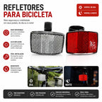 KIT REFLETORES DIANT/TRAS BRANCO/VERMELHO