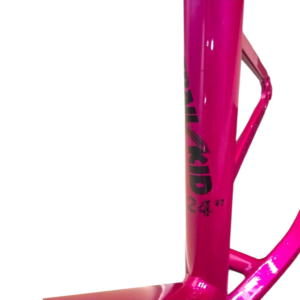 QUADRO 24 VELOFORCE FREIO A DISCO ALUMÍNIO PINK NEON