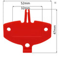 TRAVA DE SEGURANÇA P/ PINÇA FREIO A DISCO HIDRAULICO SHIMANO