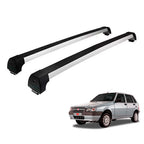 RACK DE TETO LONG LIFE SPORT ALUM. P/ FIAT UNO/MILLE/PREMIO/ELBA S/ LONG - 4 PORTAS ATÉ 2010 (AF-4) - PRATA