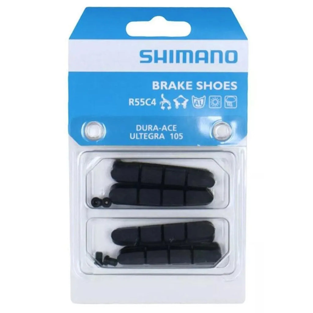 REFIL DE SAPATA DE FREIO DURA ACE BR-9000 R55C4 2 PARES (Y8L298062) - PRETO
