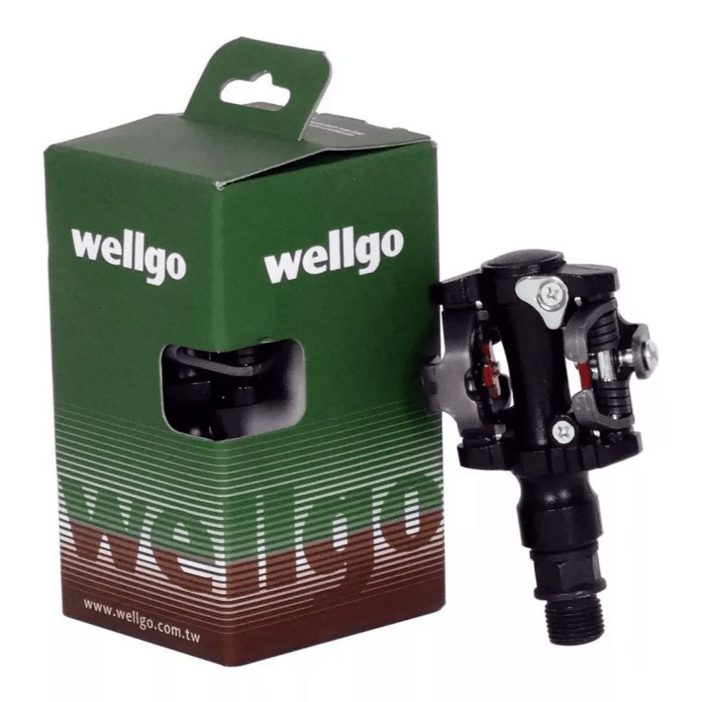 Pedal Clip Wellgo Mtb Wam-M919 Com Taquinho - Preto