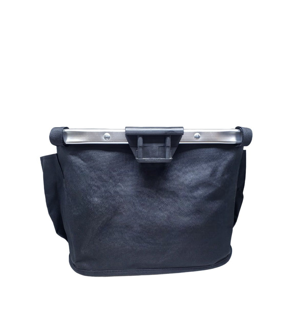 CESTA ELLEVEN BOLSA LONA/ALUM 35X26,5X28CM ALÇA P/ GARRAFA - PRETO