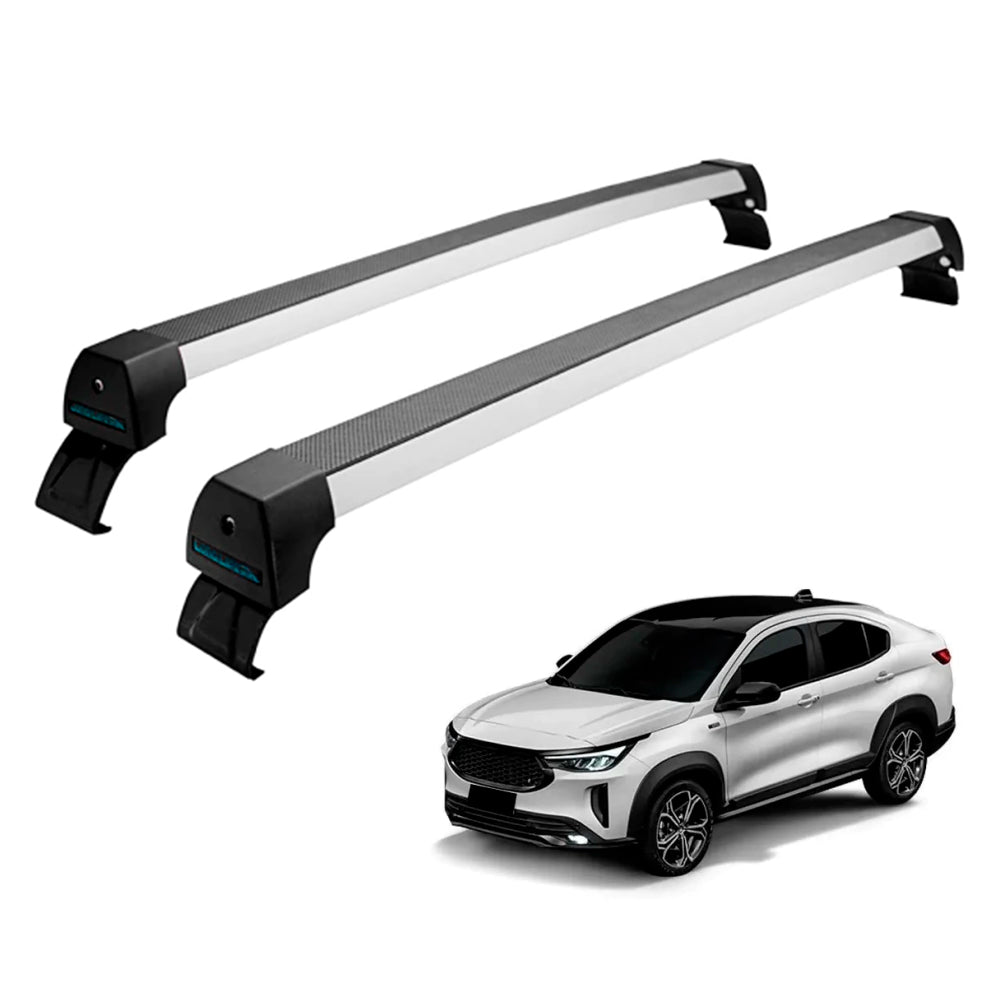 RACK LONG LIFE SPORT ALUM. PRATA P/ FIAT FASTBACK (AFBCK)