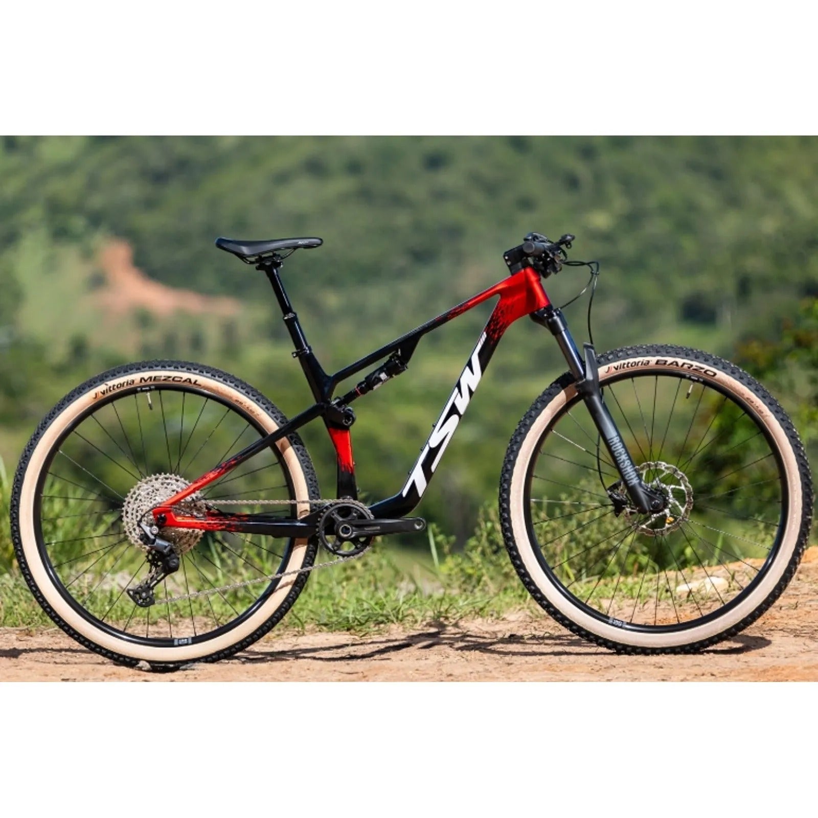 Bicicleta 29 Tsw Full Quest Red Devil 12v Shimano Deore 2024