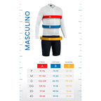 Camisa Ciclismo Free Force Chaotic Sport - Preto/Cinza - P