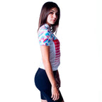 CAMISA CICLISMO ULTRACORE FEMININA RAIBOW LEAF