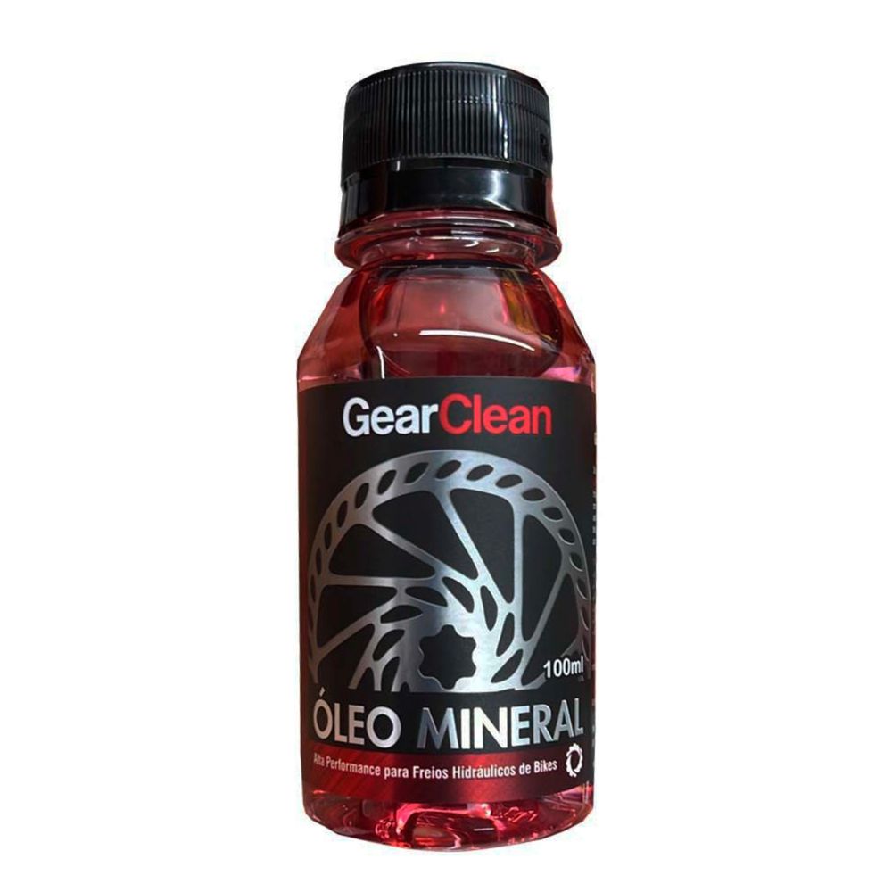 FLUIDO DE FREIO MINERAL GEAR CLEAN 100ML - VERMELHO - 100ml