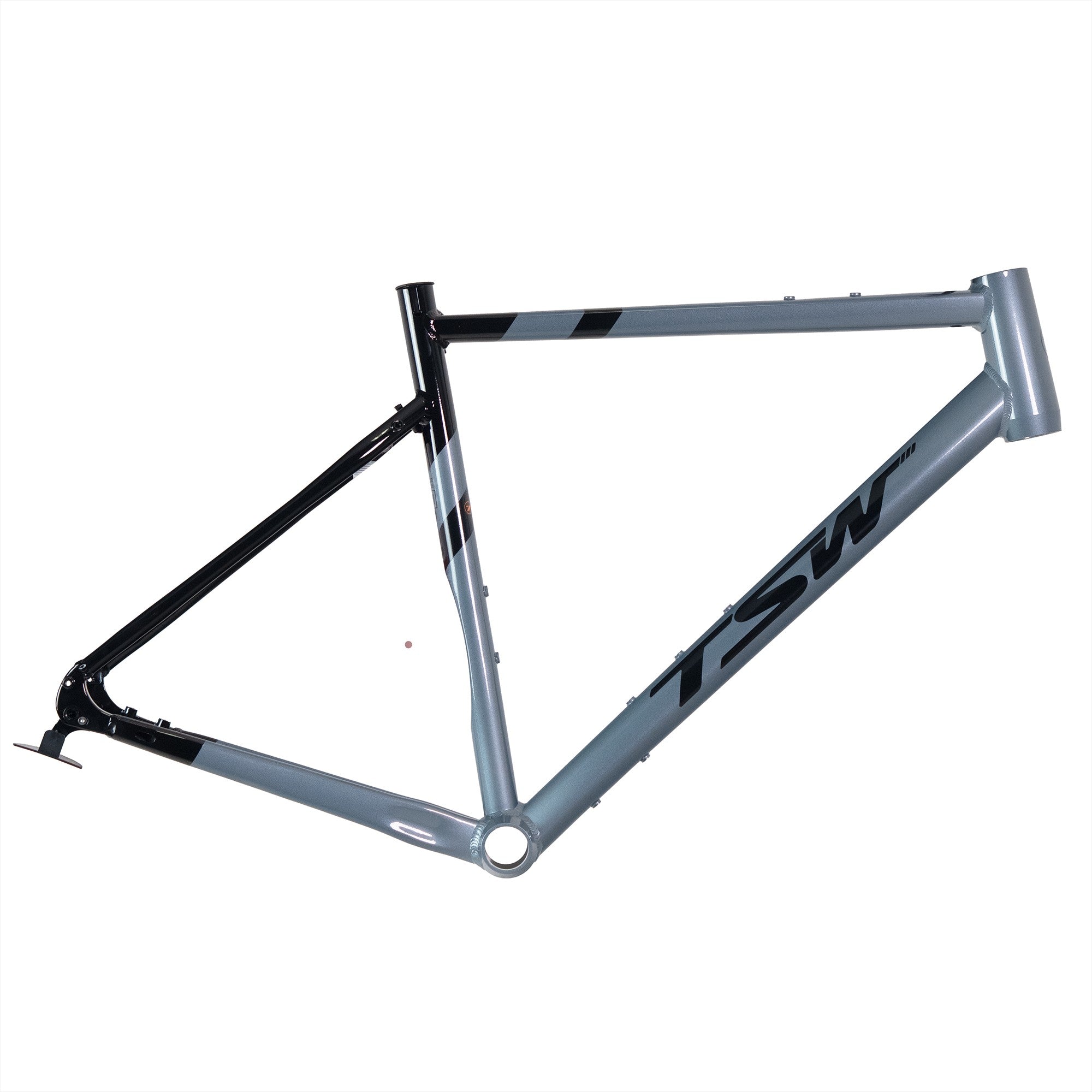 QUADRO TSW GRAVEL 700C ALUMÍNIO TAMANHO L CINZA/PRETO