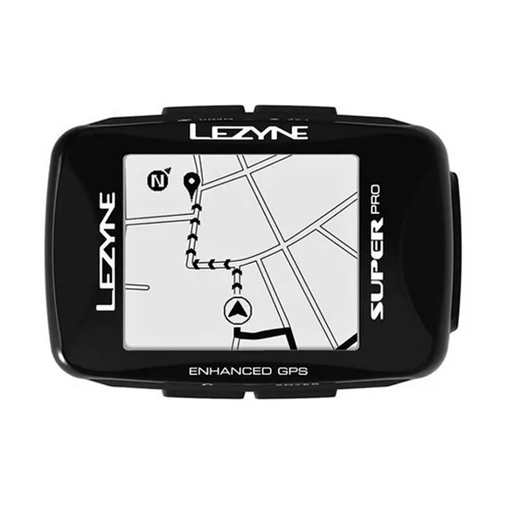 GPS LEZYNE SUPER PRO INTERATIVO BLUETOOTH/ANT+ - PRETO