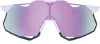 OCULOS 100% HYPERCRAFT XS - SOFT TACT LAVENDER - HIPER LAVENDER MIRROR LENS PRETO