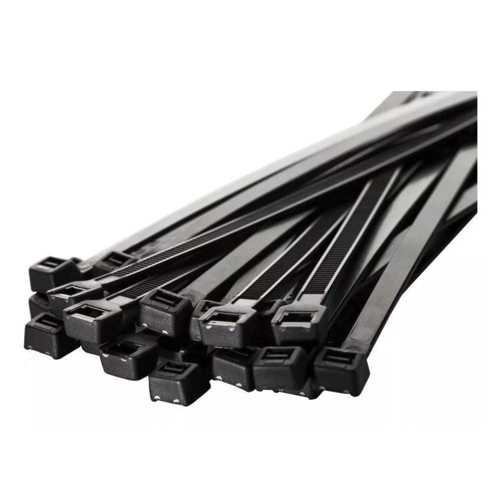 PRESILHA PLÁSTICA 2.5X100MM UNIDADE - PRETO
