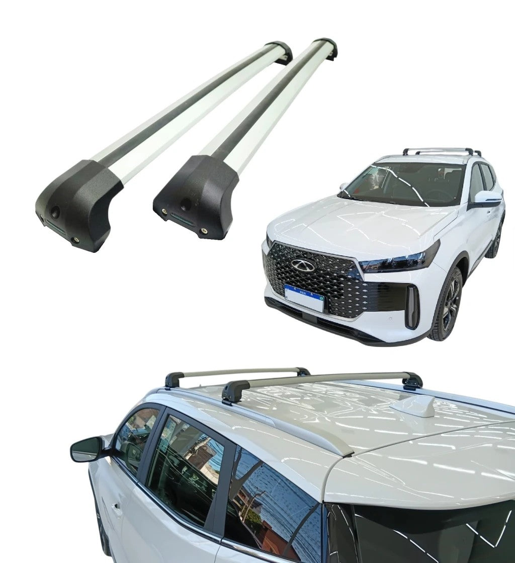 RACK DE TETO LONG LIFE INFINITY P/ TIGGO 5X SPORT (COM LONGARINA INTEGRADA / COM OU SEM TETO SOLAR ATÉ 2026) (INCOMPATÍV