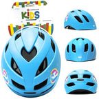 CAPACETE ABSOLUTE KIDS ROLL AZUL UNICÓRNIO C/ AJUSTE