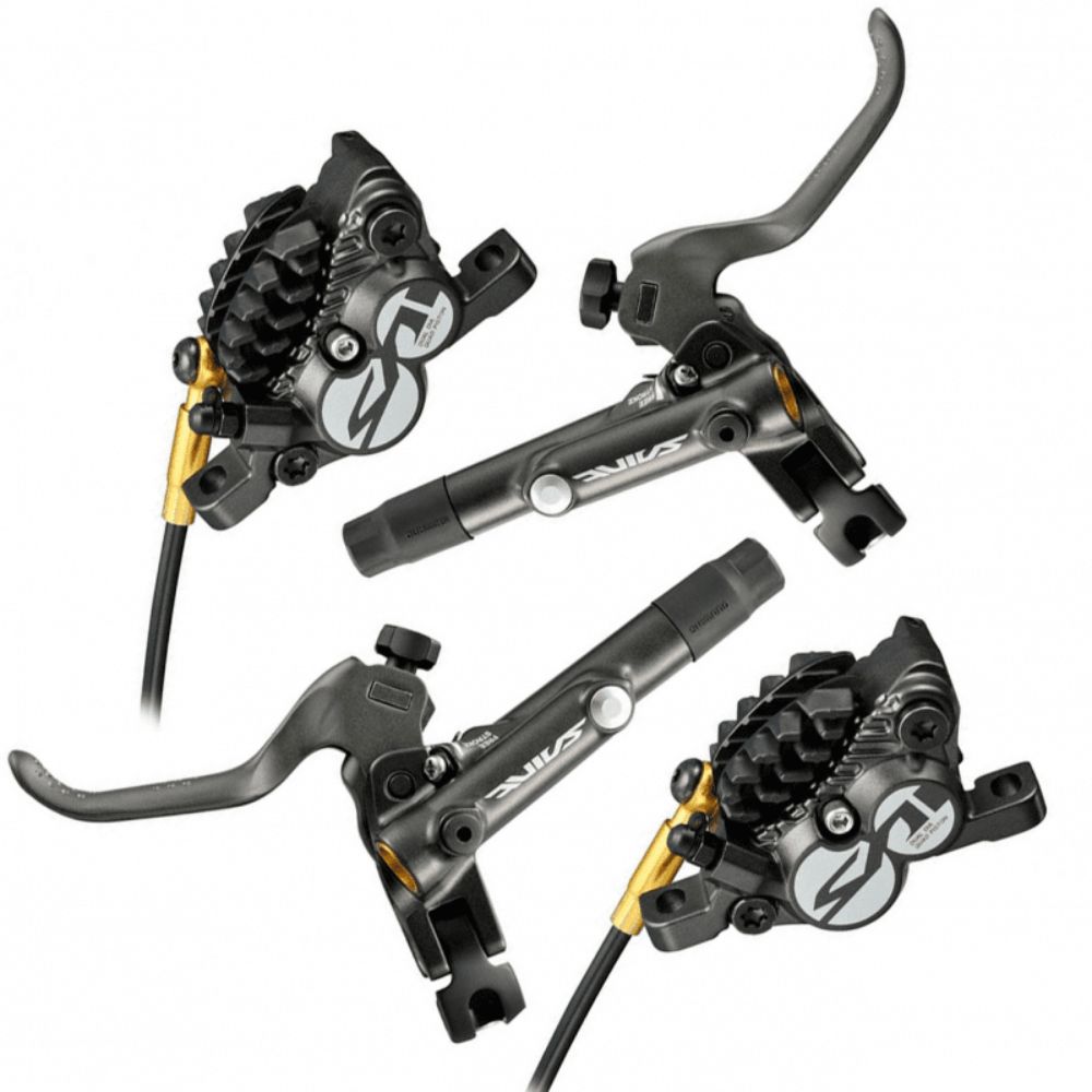 FREIO DISCO SHIMANO SAINT M820 DOWN HILL HIDR.4 PISTÕES PAR - PRETO