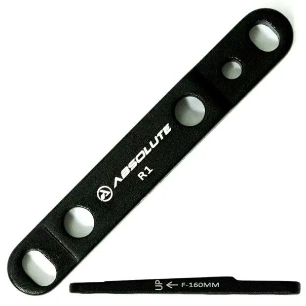 ADAPTADOR P/ FREIO À DISCO FLAT MONT ABSOLUTE DIANT 140MM/160MM - PRETO