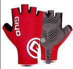 LUVA DE CICLISMO ABERTA GIYO VERMELHO - M