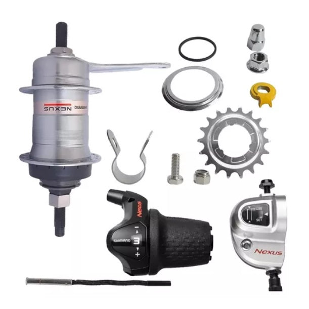 CUBO 36F C.PEDAL C/ 3V SHIMANO NEXUS SG-3C41 (KIT COMPLETO)