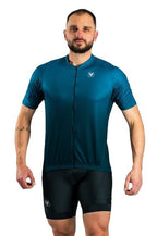 Camisa De Ciclismo Masculina Free Force Basic Cobalt 2024