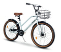 BICICLETA 24 ELLY C/ CESTA AZUL/PRETO