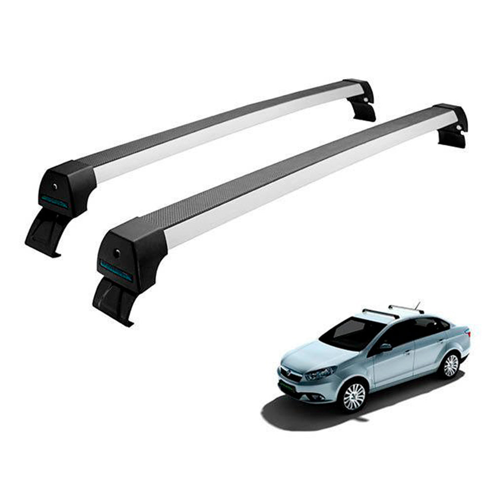 RACK LONG LIFE SPORT ALUM. PRATA P/ FIAT GRAND SIENA (AGsi)