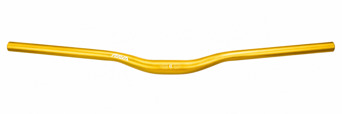 Guidão 31.8 Rise 20  720mm em Alumínio RAVA dourado