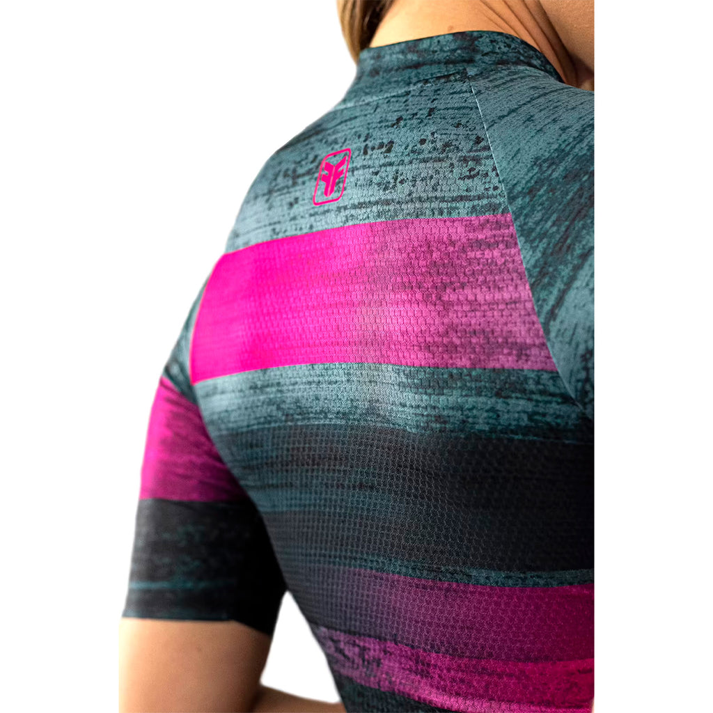 Camisa Ciclismo Free Force Feminina Basic Schocking