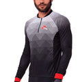 CAMISA CICLISMO Z-NINE RIDE M.LONGA TRIANGLE - PRETO - P