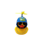 BUZINA SILICONE PATO COM CAPACETE AZUL CAPITÃO AMÉRICA