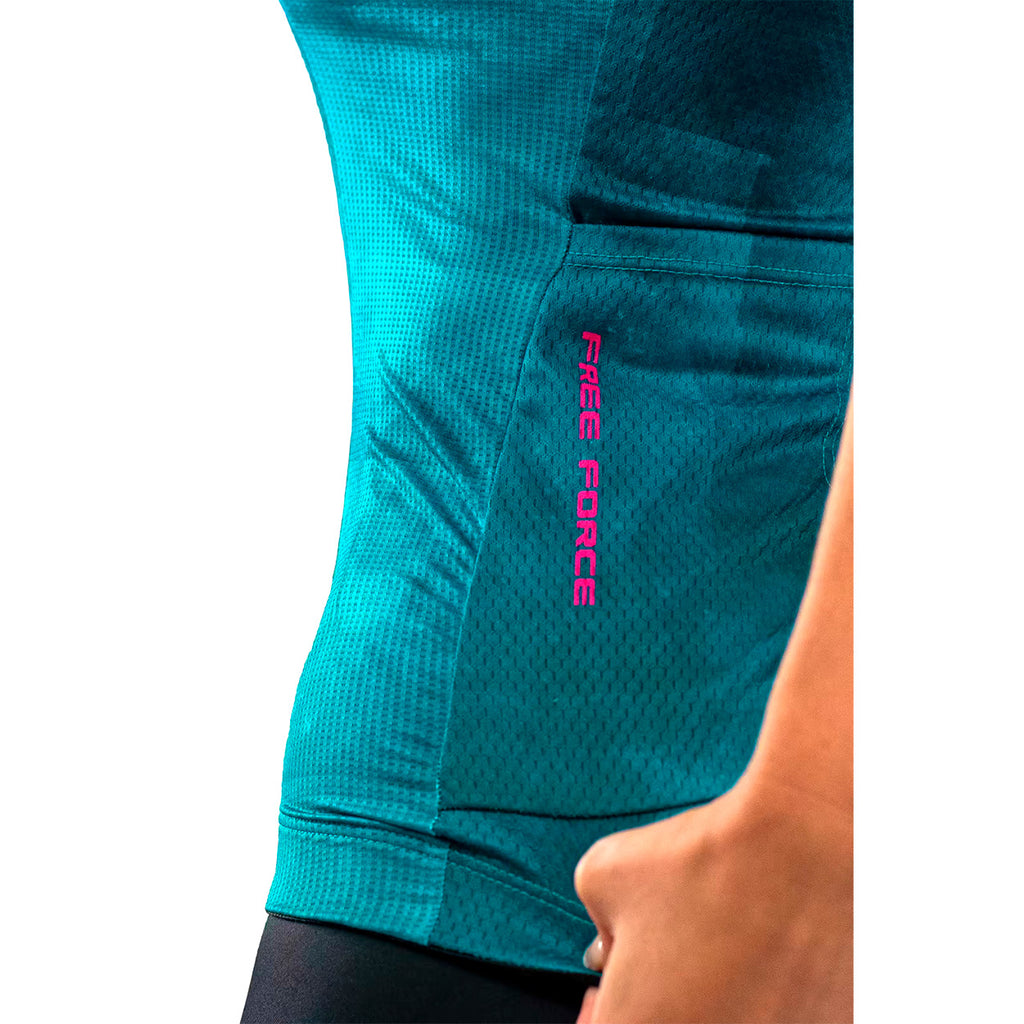 Camisa Ciclismo Free Force Feminina Basic Mauve