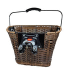 CESTA VIME 34X26X26CM MARROM ENGATE RÁPIDO PLUG COM ALÇA