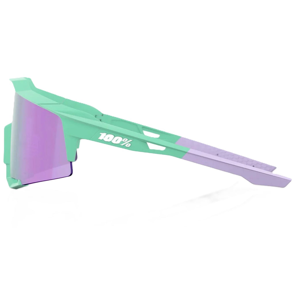 OCULOS 100% SPEEDCRAFT - SOFT TACT MINT - HIPER LAVENDER MIRROR LENS