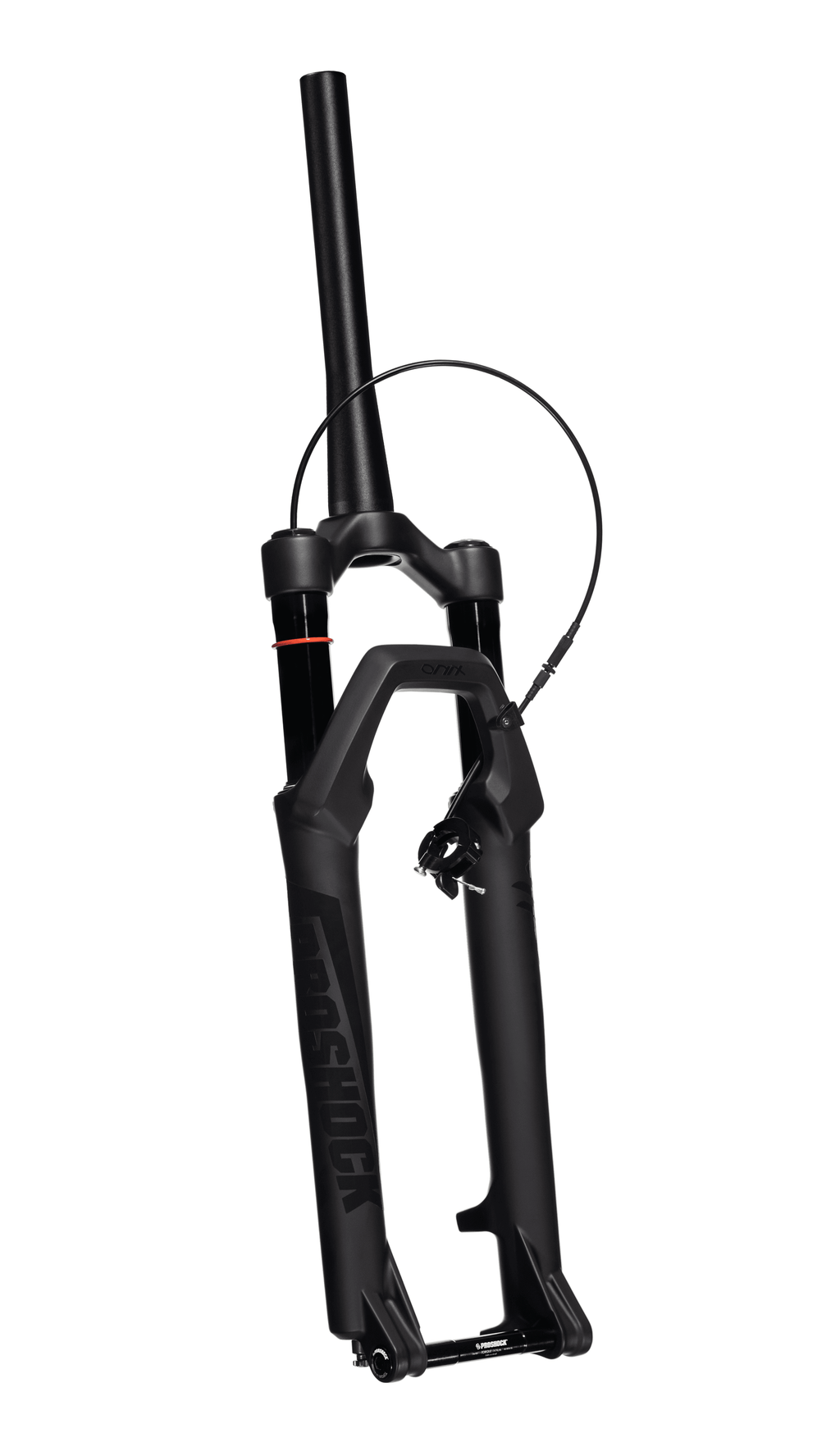 SUSPENSÃO ONIX DARK TRAVA NO GUIDÃO SPIDER ARO 29 TUBO TAPERED EIXO 15X100 PRETA FOSCA