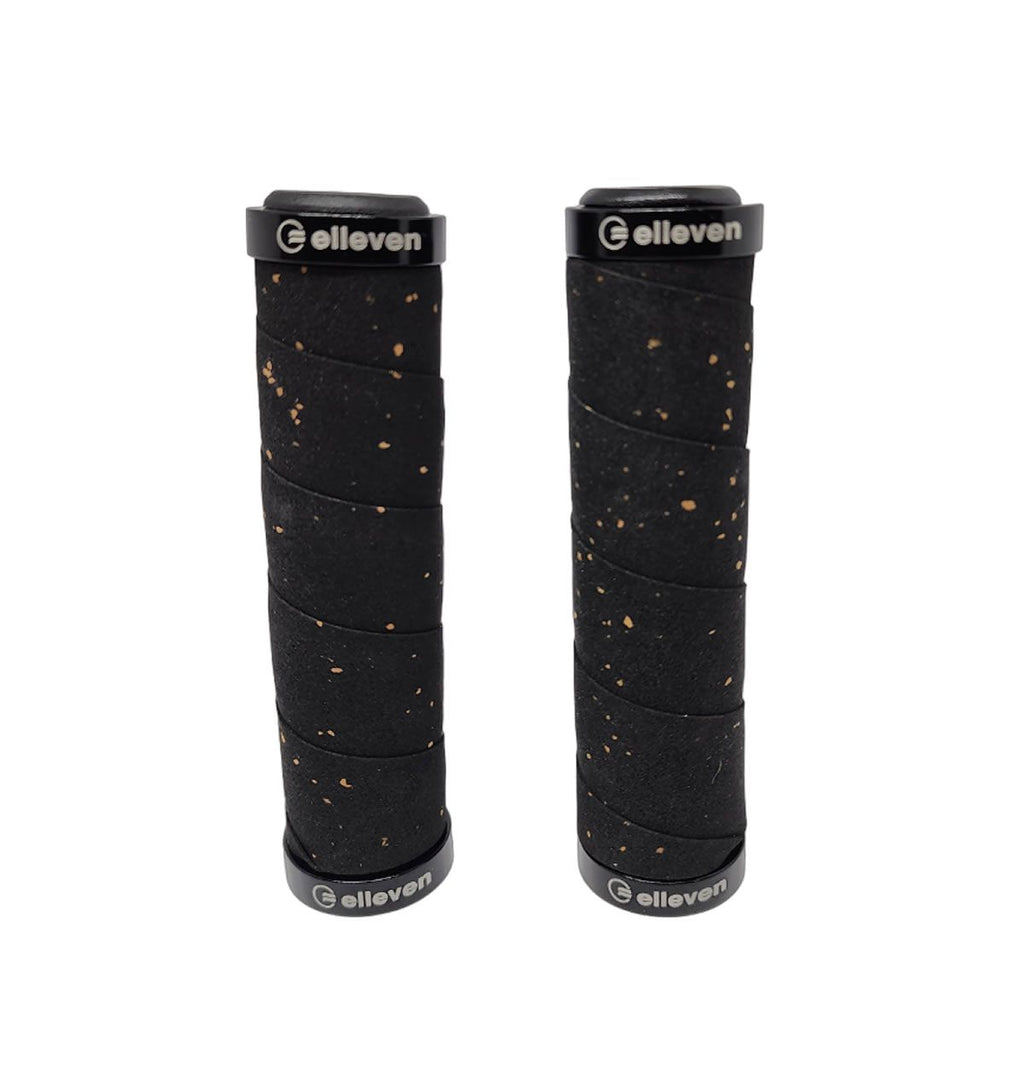 MANOPLA ELLEVEN MTB EM EVA COM TRAVA 130MM PRETA