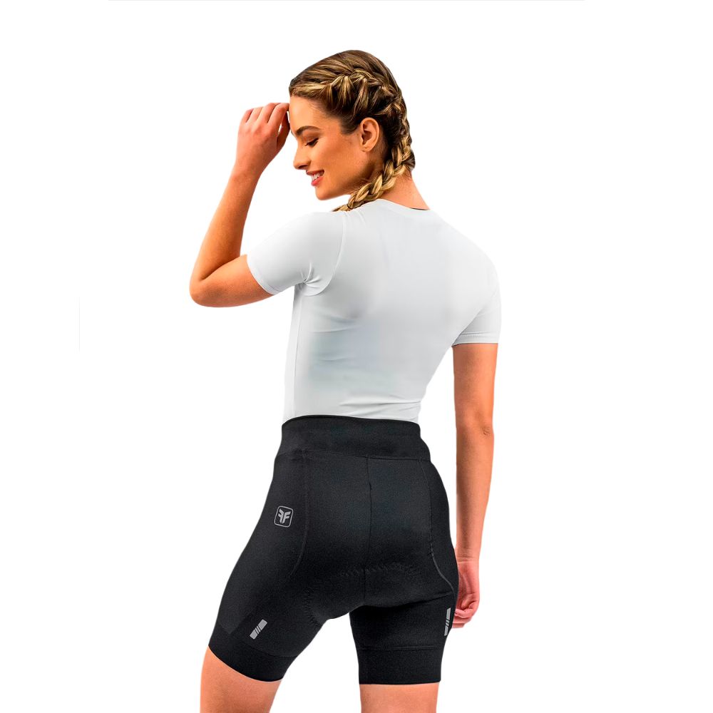SHORT CICLISMO FREE FORCE FEMININO START - PRETO - G