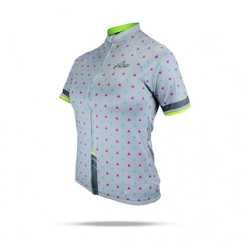 CAMISA CICLISMO ASW FUN DELTA FEMININA - CINZA - PP