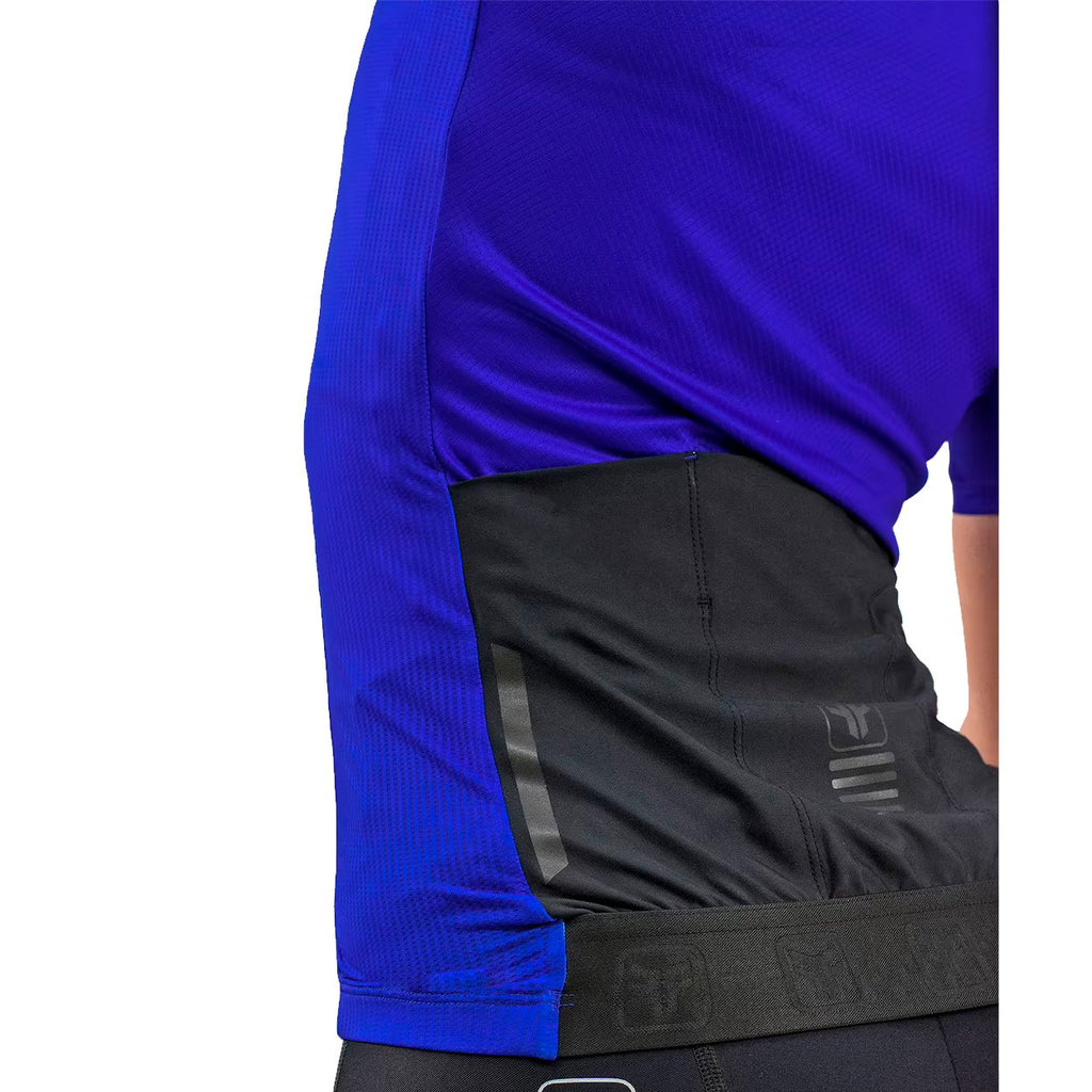 Camisa Ciclismo Free Force Start All Fit Feminina - Azul - M