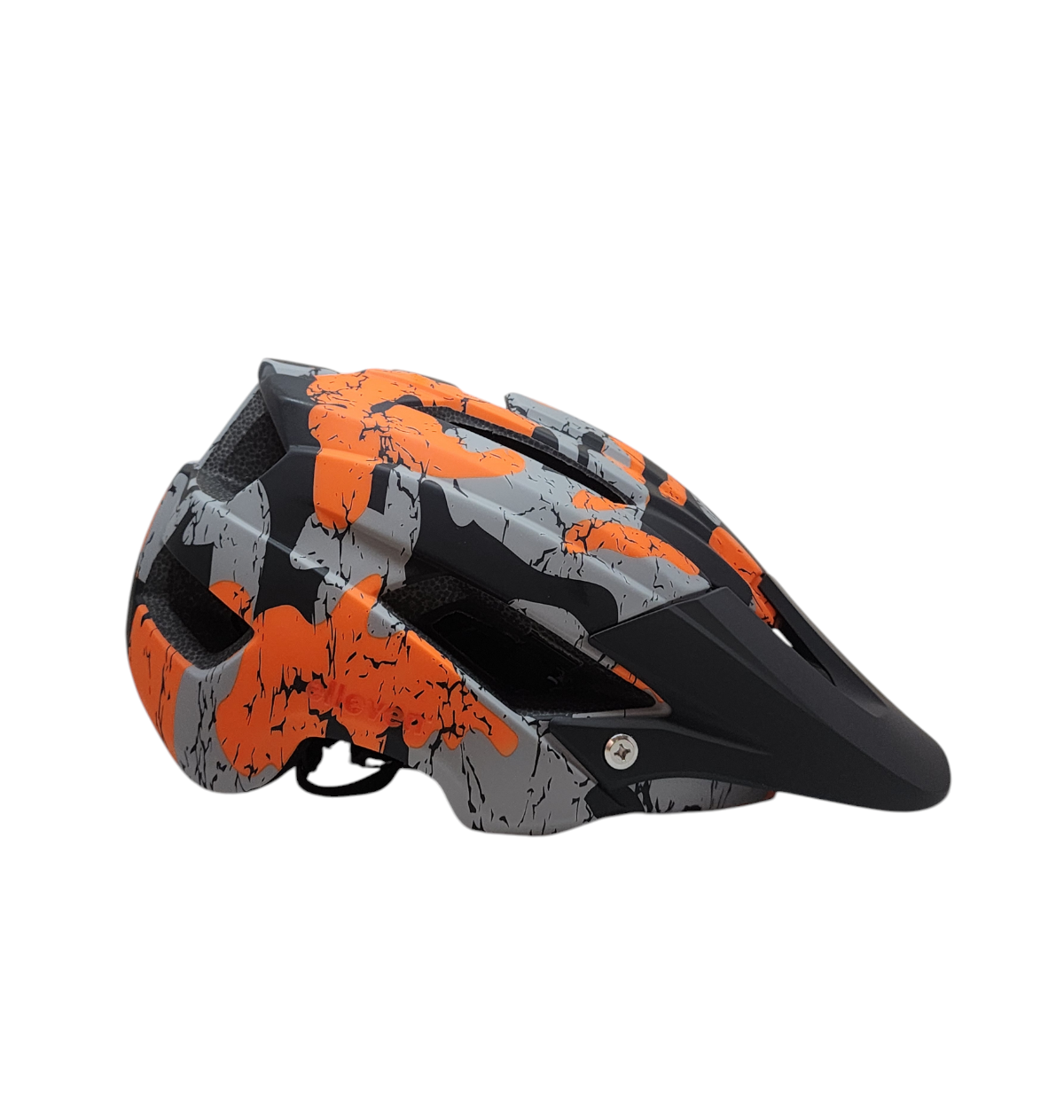 Capacete Elleven Trail Inmold Race M 53-57 Laran/Cinza/Preto