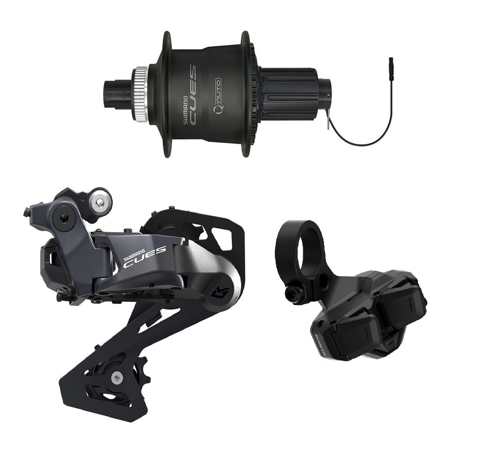 KIT SHIMANO CUES Q'AUTO CUBO DINAMO, ALAVANCA, CAMBIO