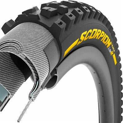 PNEU 27.5X2.50 PIRELLI SCORPION RACE DH M DUALWALL+ - PRETO