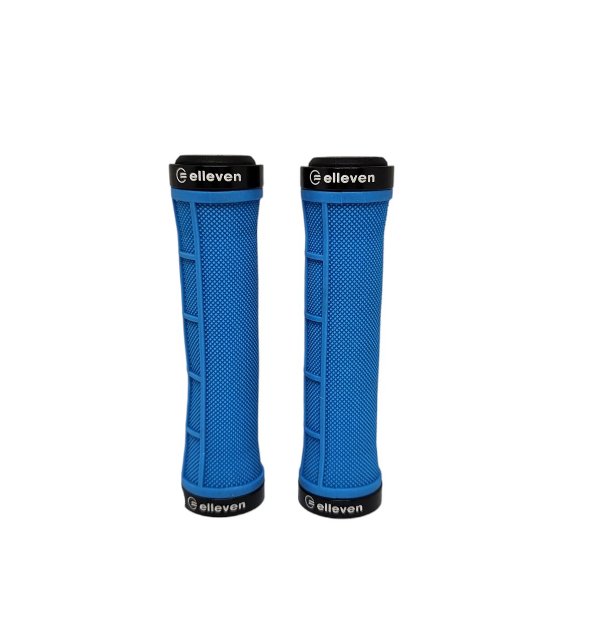 MANOPLA MTB ANTIDERRAPANTE 130MM ELLEVEN C/ TRAVA NATURAL/AZUL