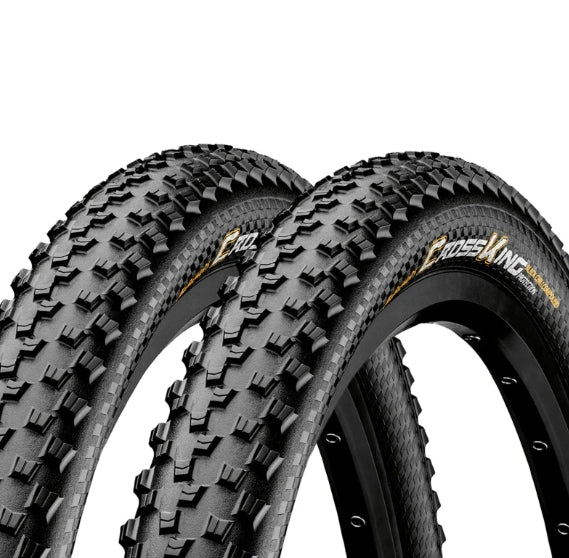 2 Pneus 27,5x2.30 Continental Cross King Performance Pure Grip