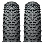 2 Pneus 29x2.20 Kenda K1227 Booster Sport 60tpi Preto/Marrom