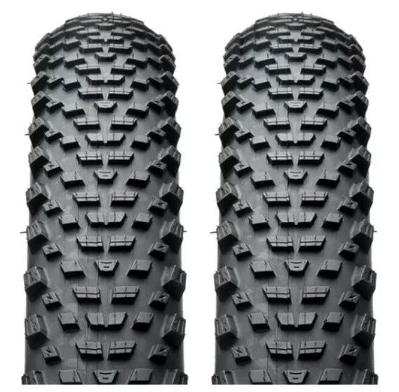 2 Pneus 29x2.20 Kenda K1227 Booster Sport 60tpi Preto/Marrom