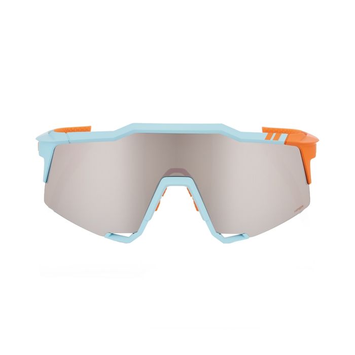 OCULOS 100% SPEEDCRAFT - SOFT TACT TWO TONE - HIPER SILVER MIRROR LENS
