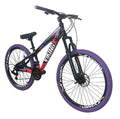 BICICLETA 26 VIKING-X TUFF 30  PRETO/ROXO/ROSA CAMB SHIMANO