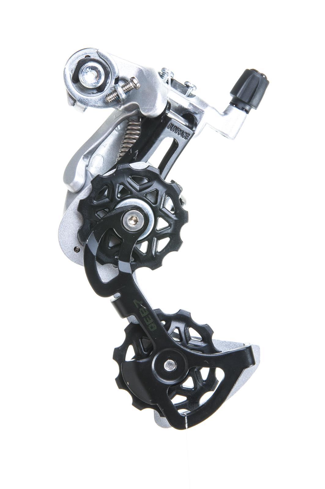 CÂMBIO TRASEIRO SUN RACE R81  P/ 8V ROAD/SPEED - PRETO - 8V