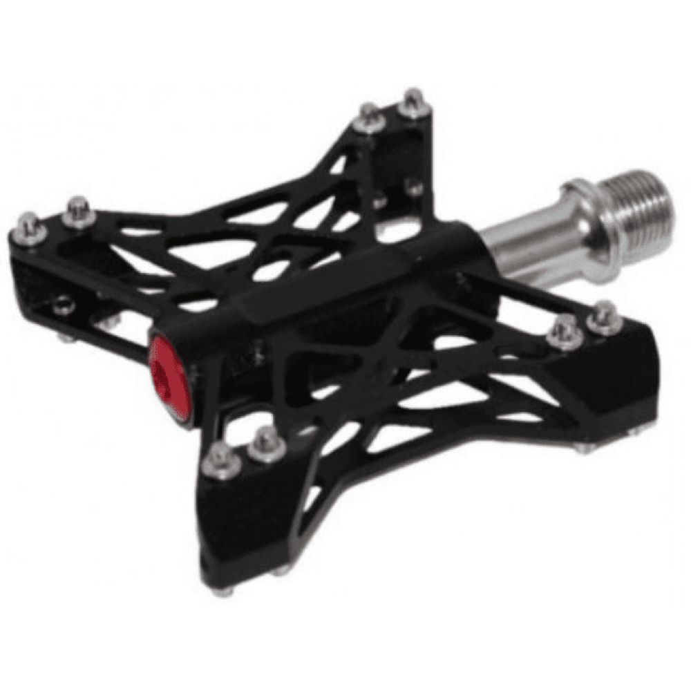 PEDAL 9/16 PLATAFORMA MPEDA ALUM.MOD. ESTRELA C/ ROLAMENTO - PRETO